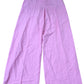 Pink Raine Wide-Leg Trousers With Linen Size 6 Long