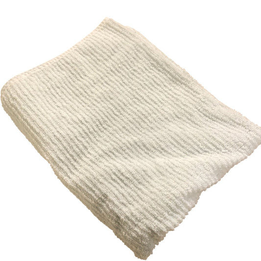 The White Company Cotton Bath Towel 70x125cm Soft Absorbent Cleaning Cloth Green