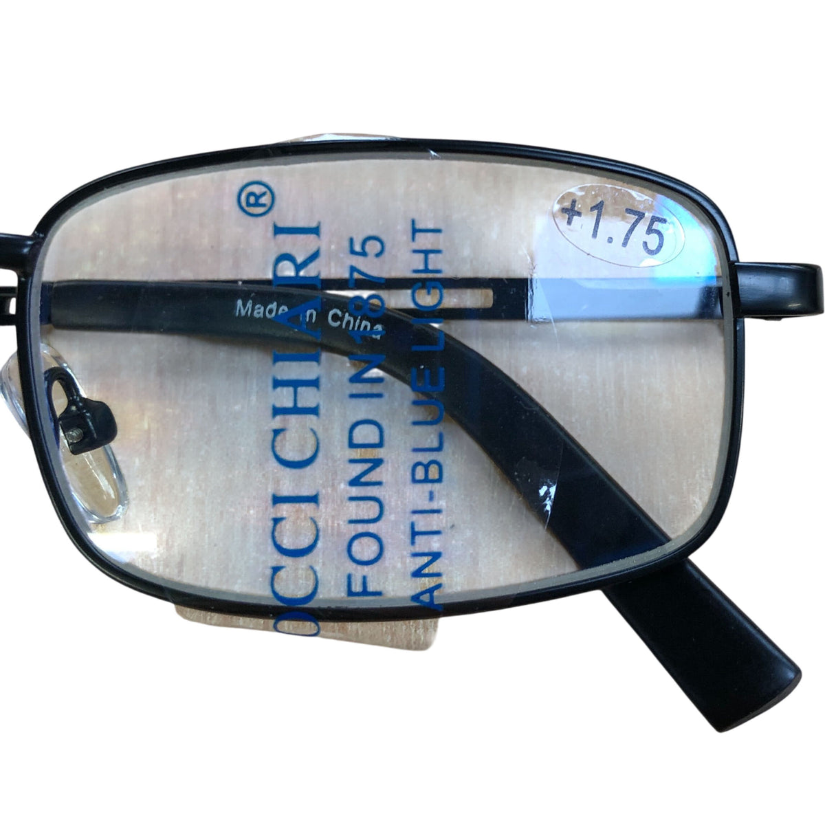 Occi Chiari Reading Glasses +1.75 Anti Blue Light