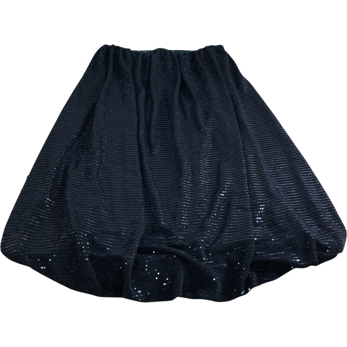 River Island UK6 Women's Black Sequin Elasticated Strapless Dress
