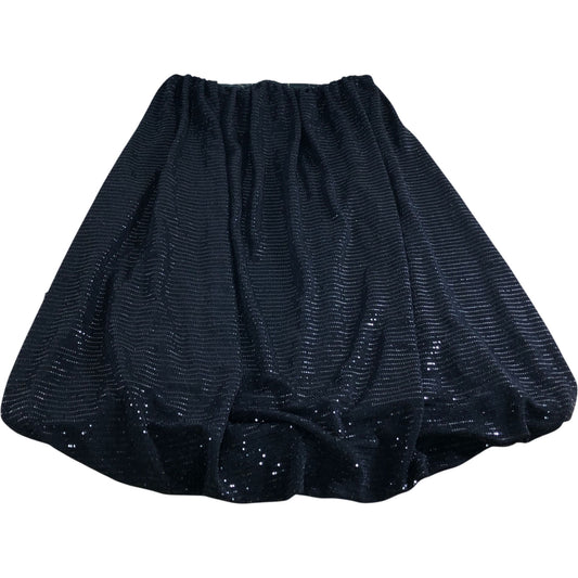 River Island UK6 Women's Black Sequin Elasticated Strapless Dress