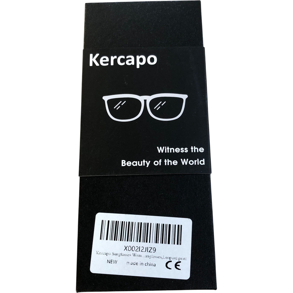Kercapo Sunglasses Women Leopard Print Cat Eye
