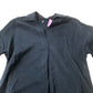 Black Tunic Top Women's V Neck Long Sleeve Casual Wear XS