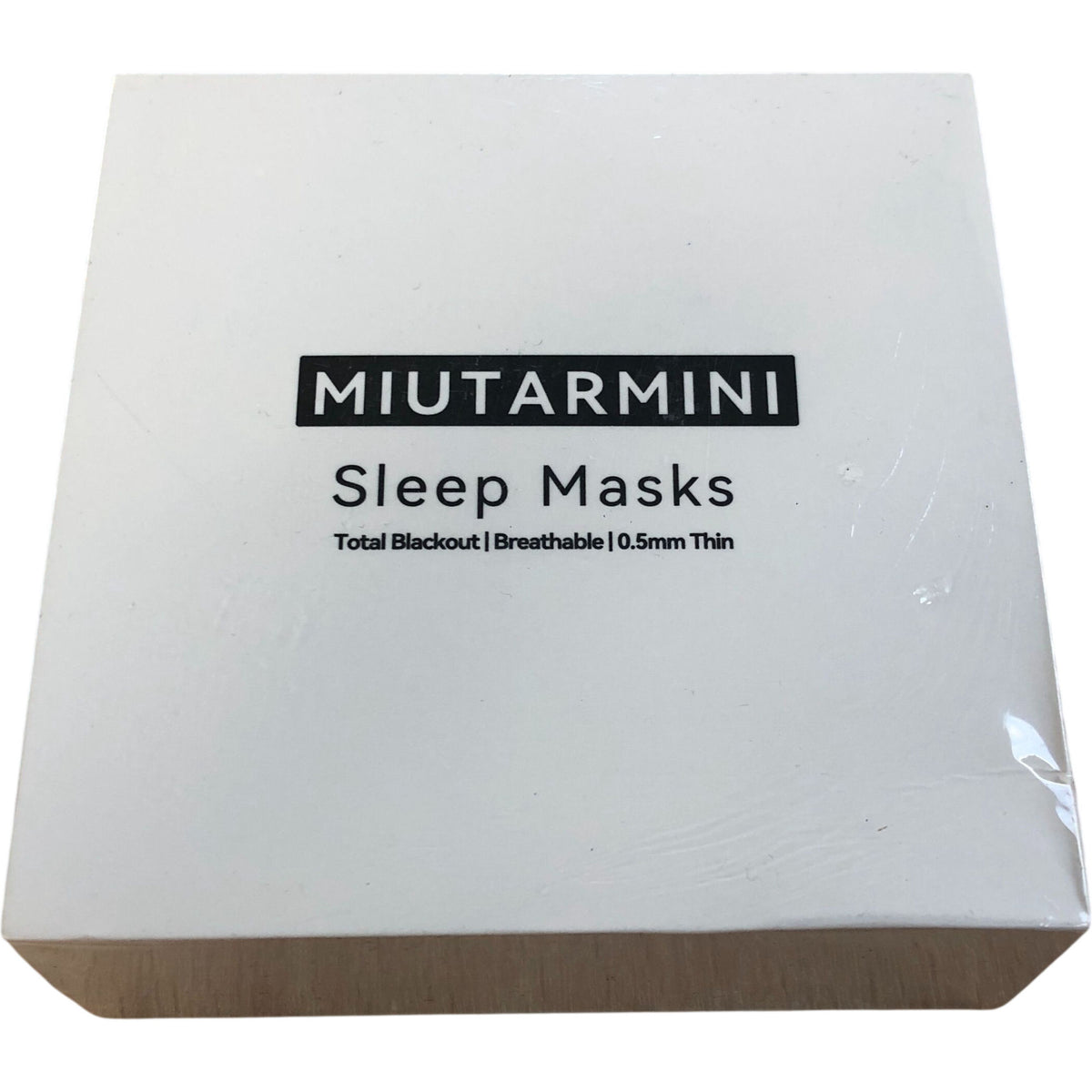 MIUTARMINI Silk Blend Total Blackout Ultra Thin Sleep Mask