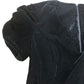 River Island Black Velvet Flared Dress UK8 Women's Short Sleeve