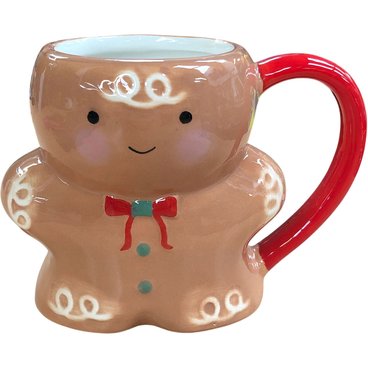 Gingerbread Man Mug Cute Holiday Drinkware