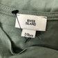 River Island Girls Knotted Tank Top Size 7-8 Years Green Cotton Sleeveless