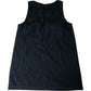 Baukjen UK14 Women's Black Organic Cotton Sleeveless Dress With Pockets