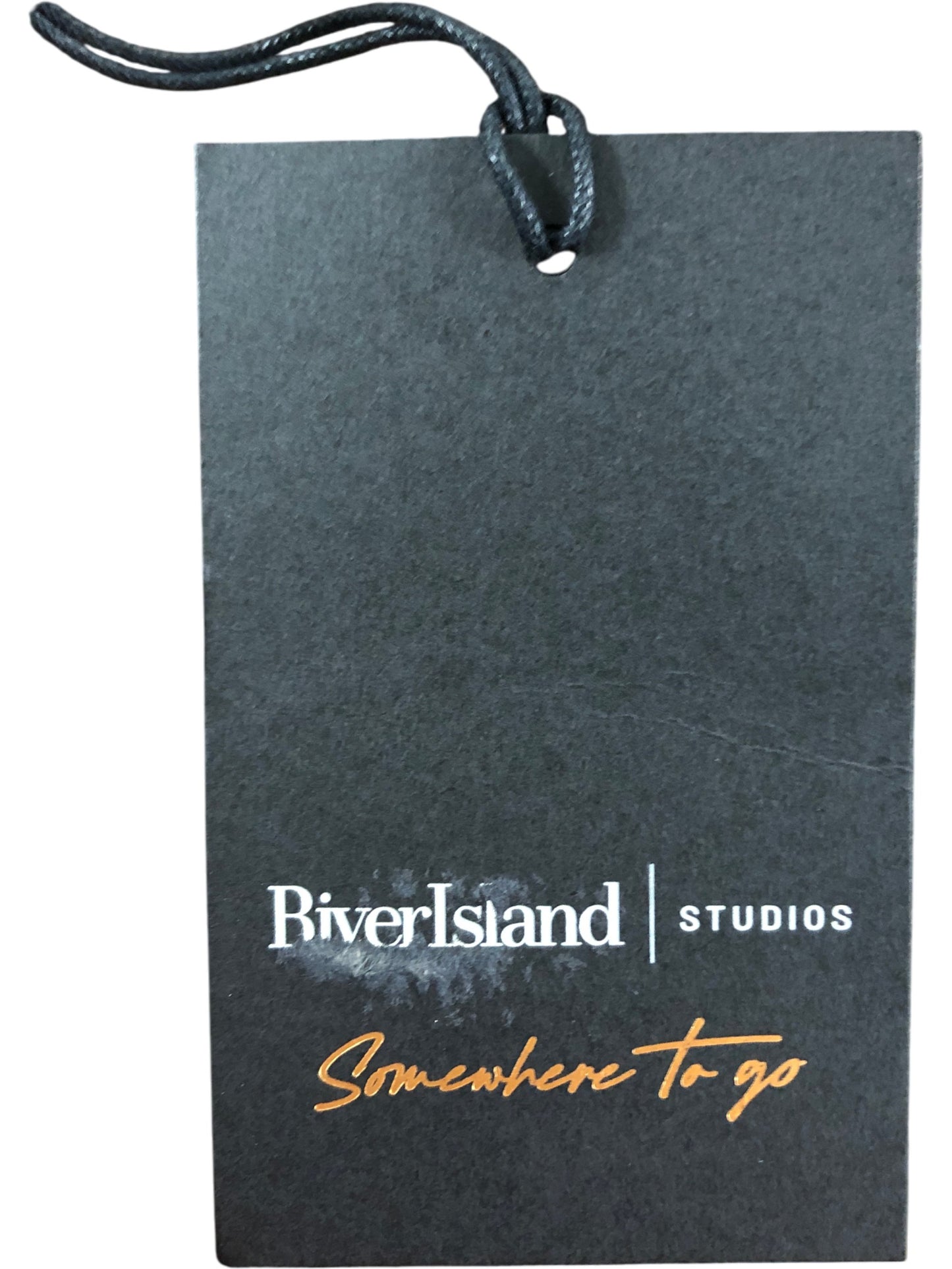 River Island Women's Brown Striped One Shoulder Top Size UK18 Slim Fit