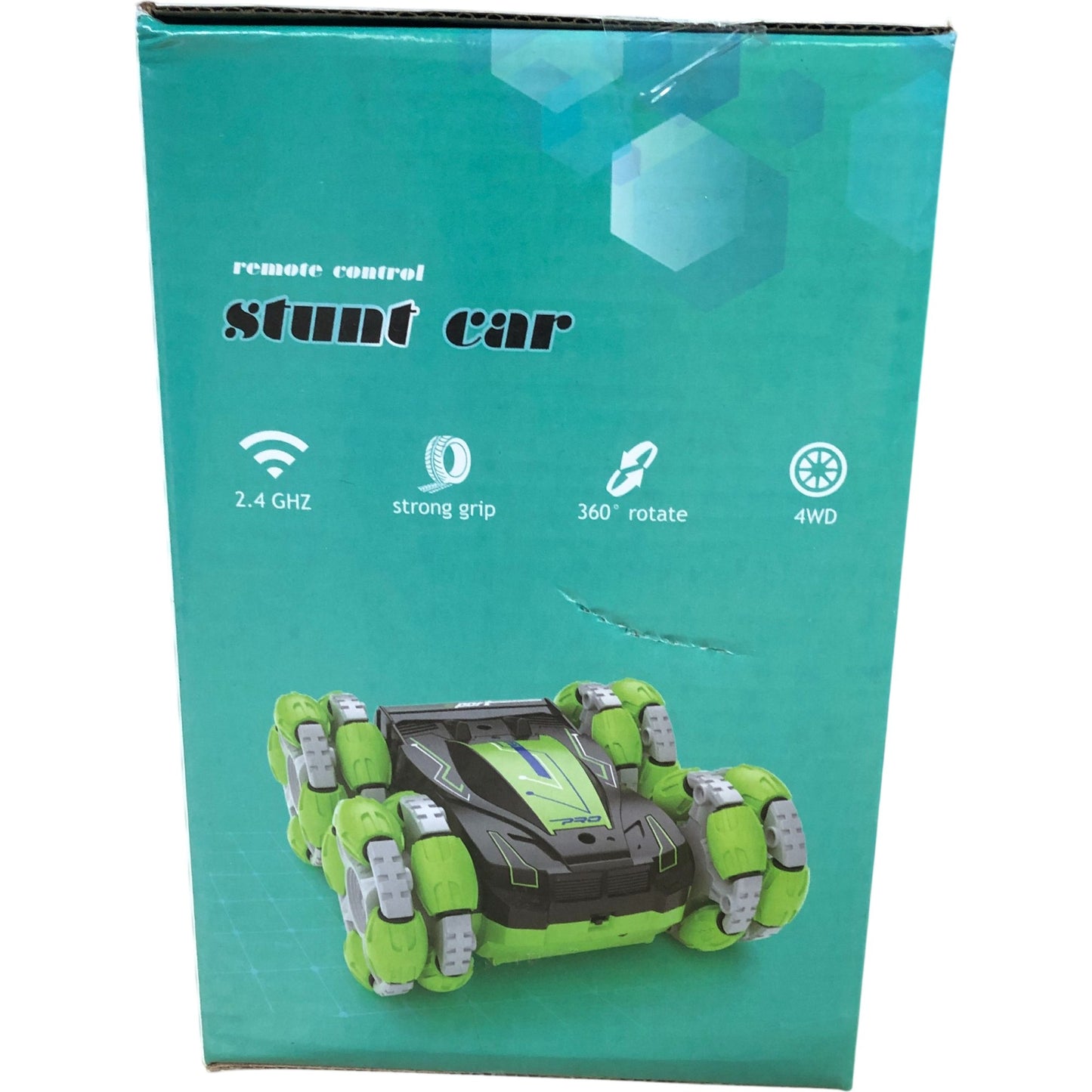 Voltenick Remote Control Stunt Car 2.4 GHz 360 Rotate Strong Grip Toy Blue