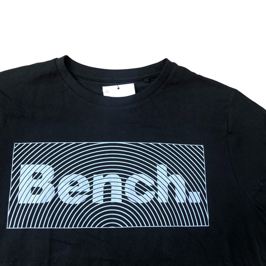 Bench Black Graphic Print T-Shirt Size M