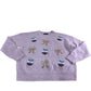 Petite Christmas Sweater UK Medium Women's Pink Bow Pudding