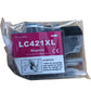 Timink LC421XL Ink Cartridges Black Cyan Magenta Yellow 4 Pack Premium Quality