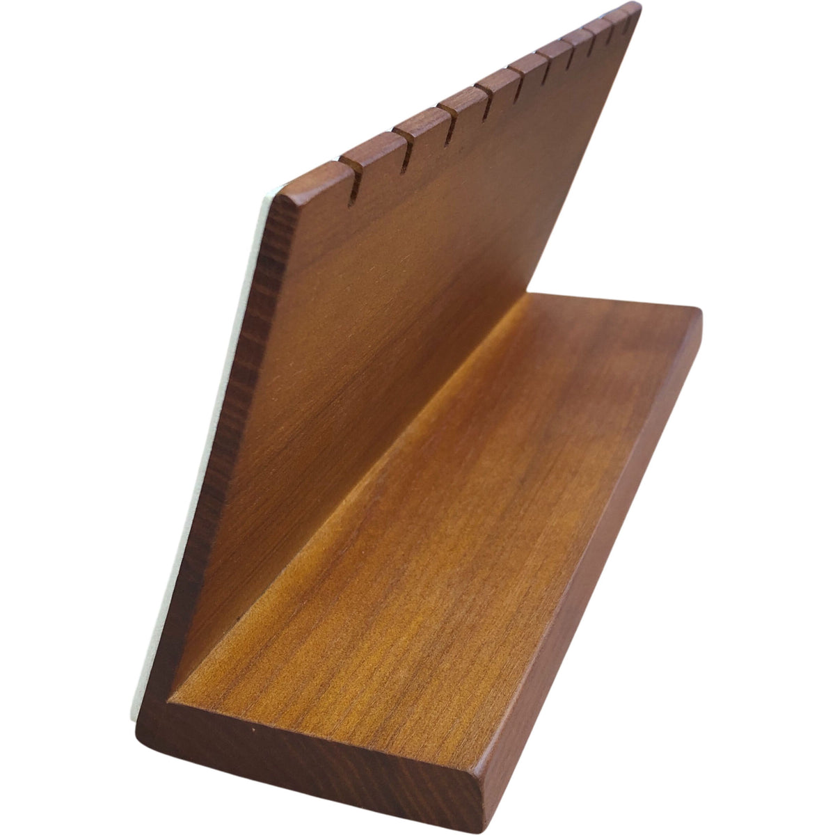 Wooden Necklace Storage Holder Stand With Fabric Lining