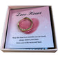 Bmmye Love Heart Infinity Detail Gold Plated Sterling Silver Ring Size T