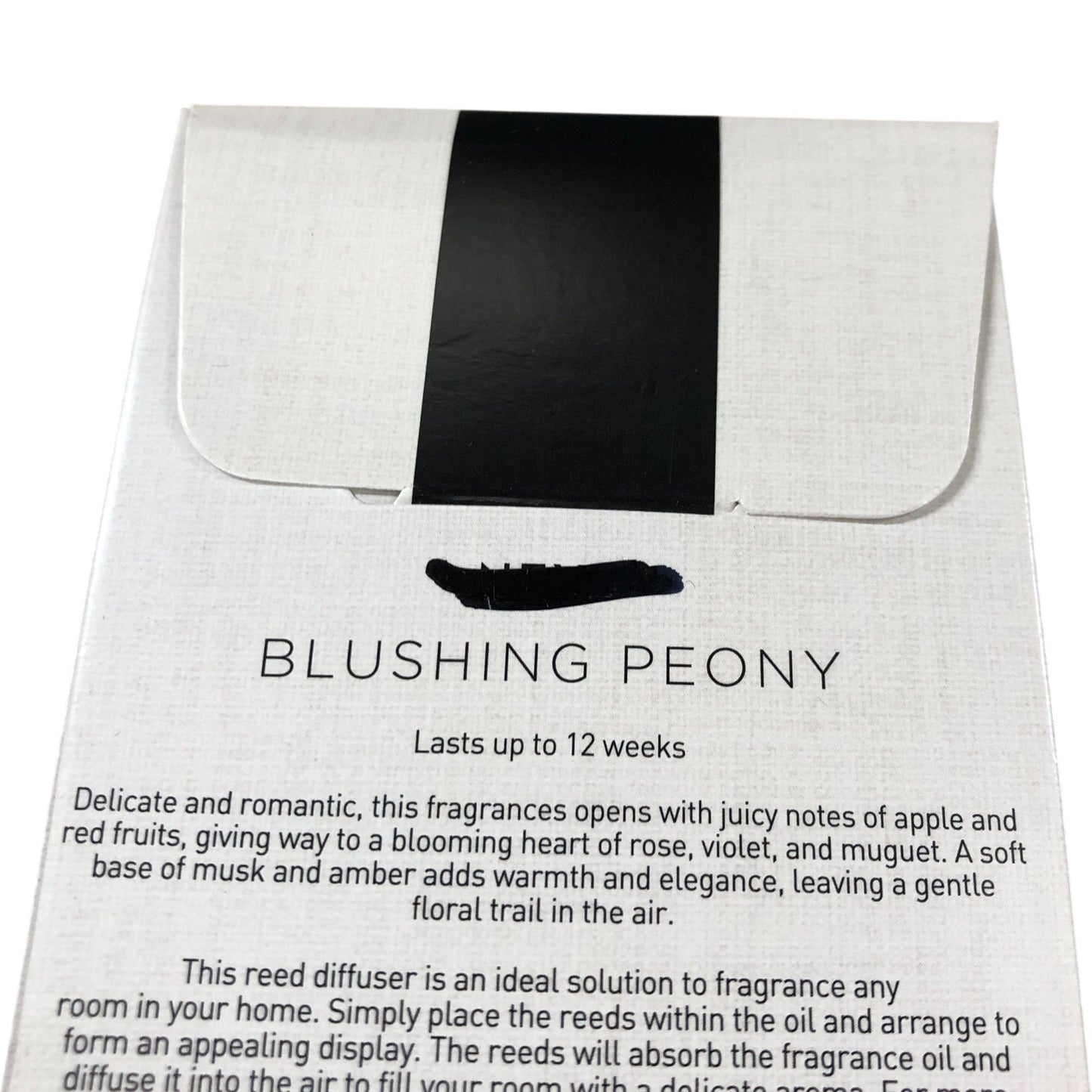 Blushing Peony Fragranced Reed Diffuser 100ml Home Fragrance Long Lasting