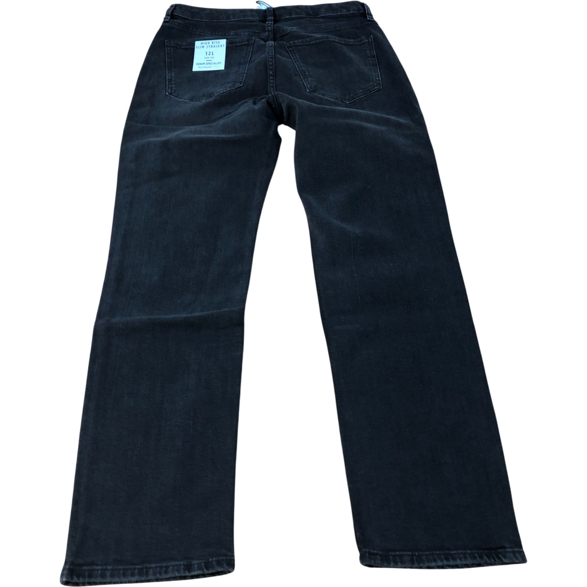 River Island Slim Jeans Black Casual Stretch Denim Trousers UK12