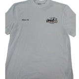 River Island Monaco Performance Series T-Shirt UK XS Men's Graphic Tee White