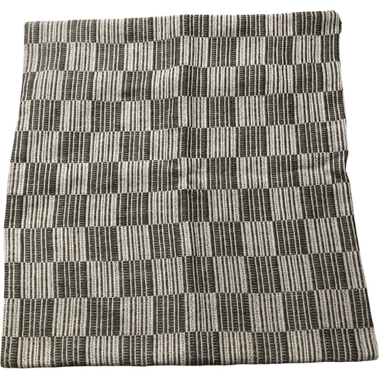 Decorative Pillowcase Striped Design Cotton Linen Mix 20" x 20"