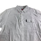 Firetrap Alvin White Short Sleeve Cotton Shirt Men's Casual Top Medium