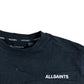 AllSaints Black T-Shirt Size 4-5 Years Kids Short Sleeve Cotton Top