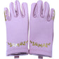 Handlandy Touchscreen Gloves Size S Women's Pink Silicone Grip Gardening Gloves