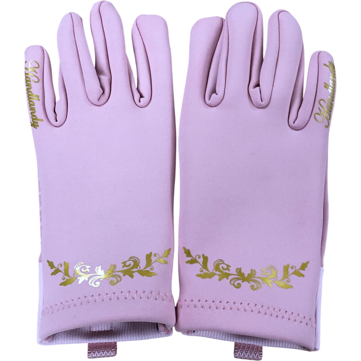 Handlandy Touchscreen Gloves Size S Women's Pink Silicone Grip Gardening Gloves
