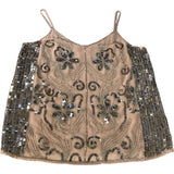 River Island Beaded Cami Top UK12 Women's Pink Floral Embellished Sleeveless