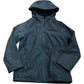 Kids Fleece Lined Shower Resistant Black Hooded Jacket