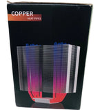 upHere SS5 SS6 CPU Cooler Black Edition Heat Pipe 120mm Cooling Fan