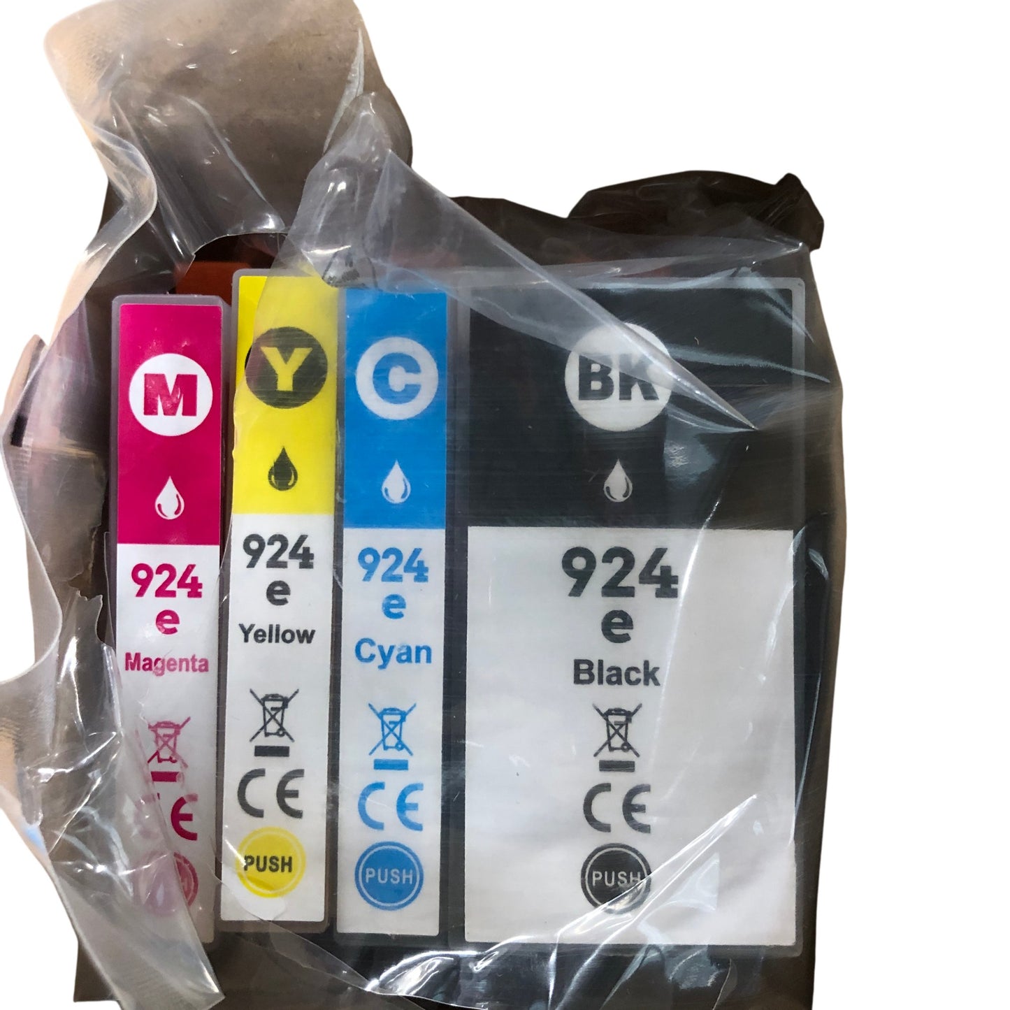 CATJOY 924E Ink Cartridge Set Magenta Yellow Cyan Black Compatible Printer