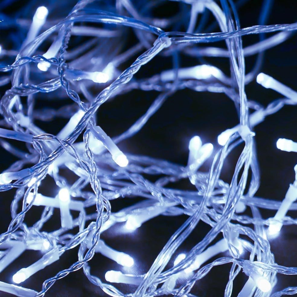 Econour 360 LED Icicle Lights Multi Colour Outdoor Decorative Lights 10M