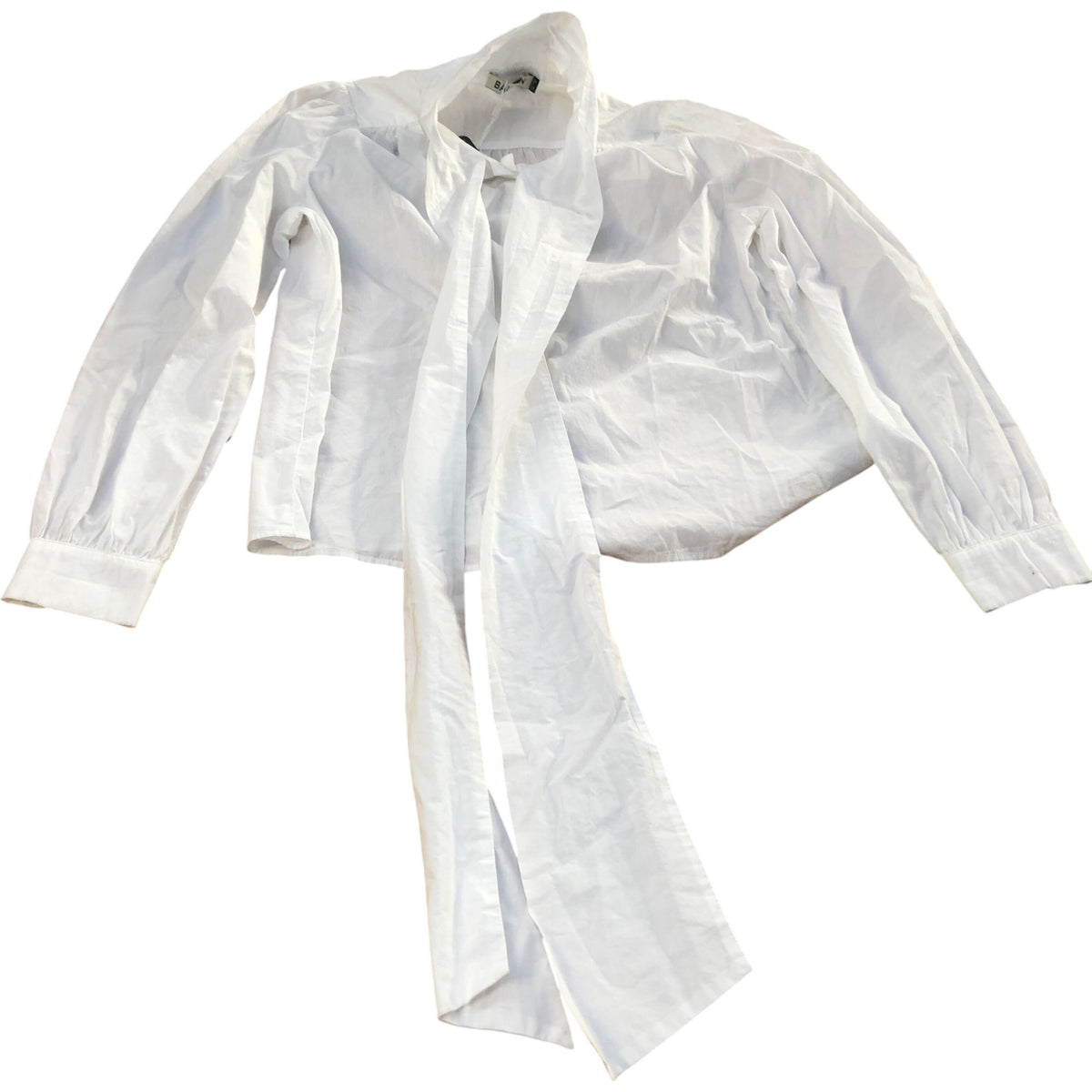 Baukjen White Blouse UK12 Women's Organic Cotton Lightweight Classic Design