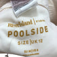 River Island Poolside Swim Briefs Cream Textured Design with Buckle Size 12