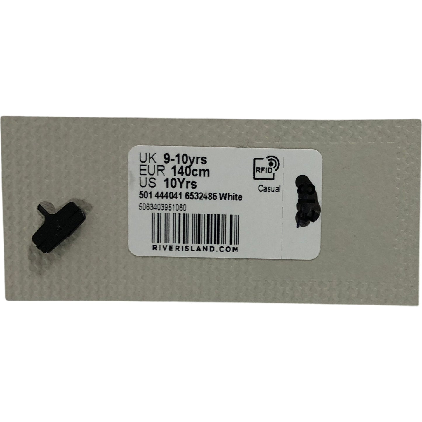 RIVER ISLAND La Moutur Graphic T-Shirt Size 9-10 Years Girls White Cotton