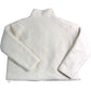 Branded Borg Jacket M Women's Cream Full Zip Soft Fleece