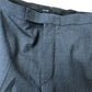 Promise Plain Weave Mixer Grey Trousers 36" Regular Fit Wool Blend