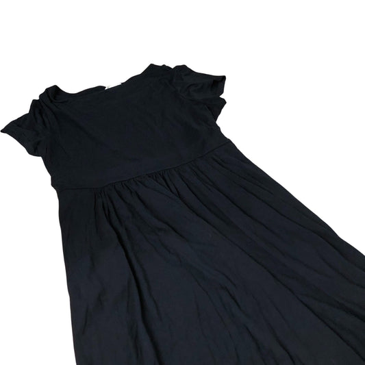 Boden Melanie Jersey Midi Dress Women's Black Casual Short Sleeve UK18