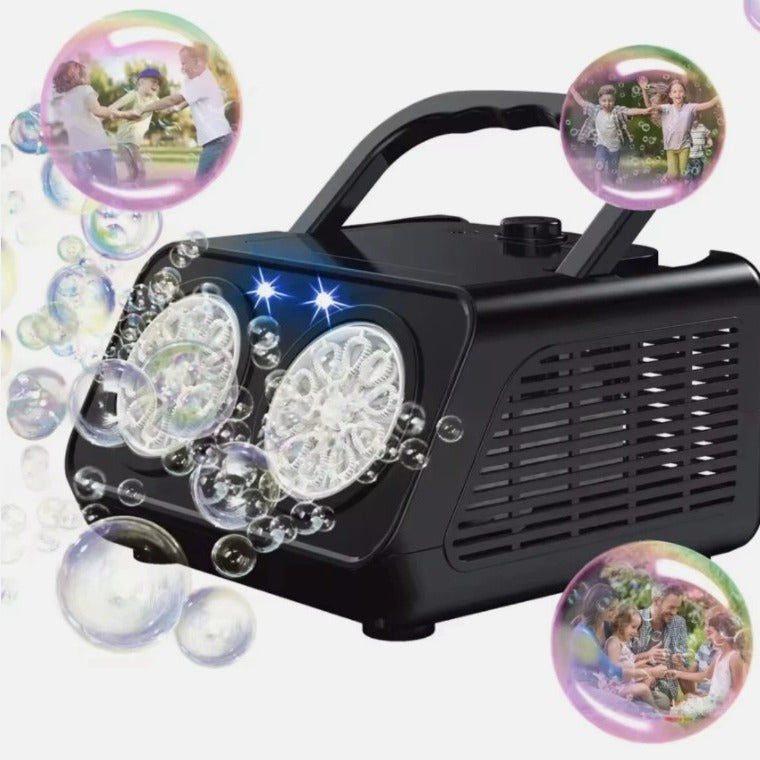 Portable Bubble Machine Ideal For Parties Events Fun