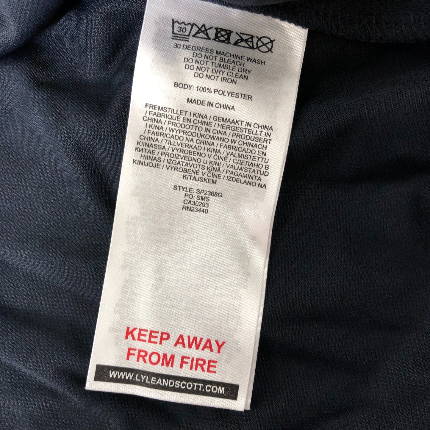 Classic Polo Shirt Size Medium Men's Black with Blue Trim
