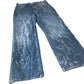 River Island Straight Relaxed Jeans Women's Straight Fit Denim Blue UK12