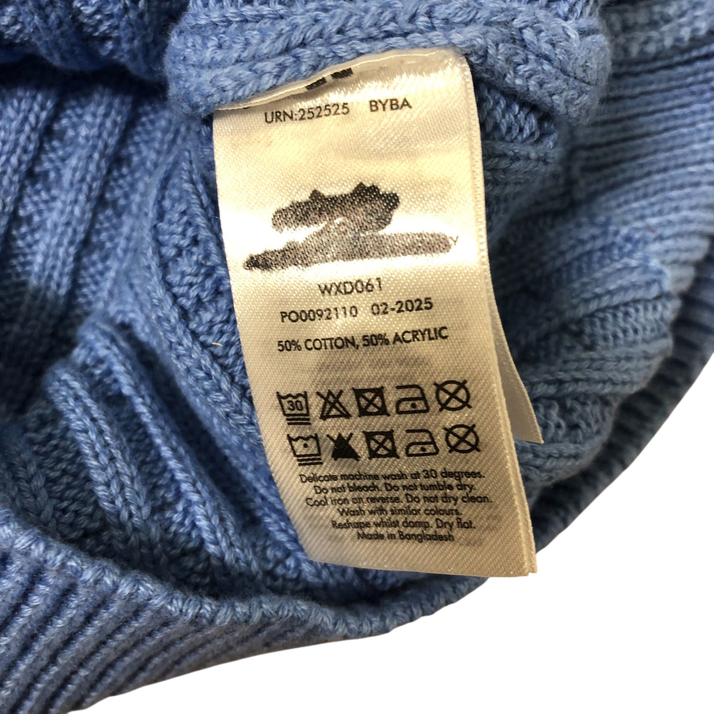 Crew Clothing Company Jumper Size 12 Women's Knitted Blue Sweater