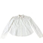 Classic White Button Up Shirt Women's Cotton Long Sleeve UK10