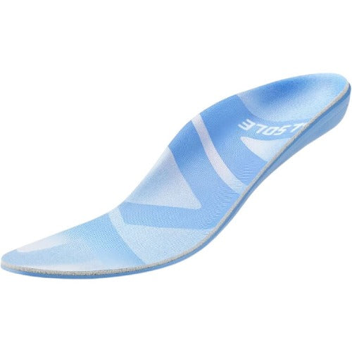 Vansole Fascia Soothe Insoles UK4 Women's Comfortable Foot Support Blue