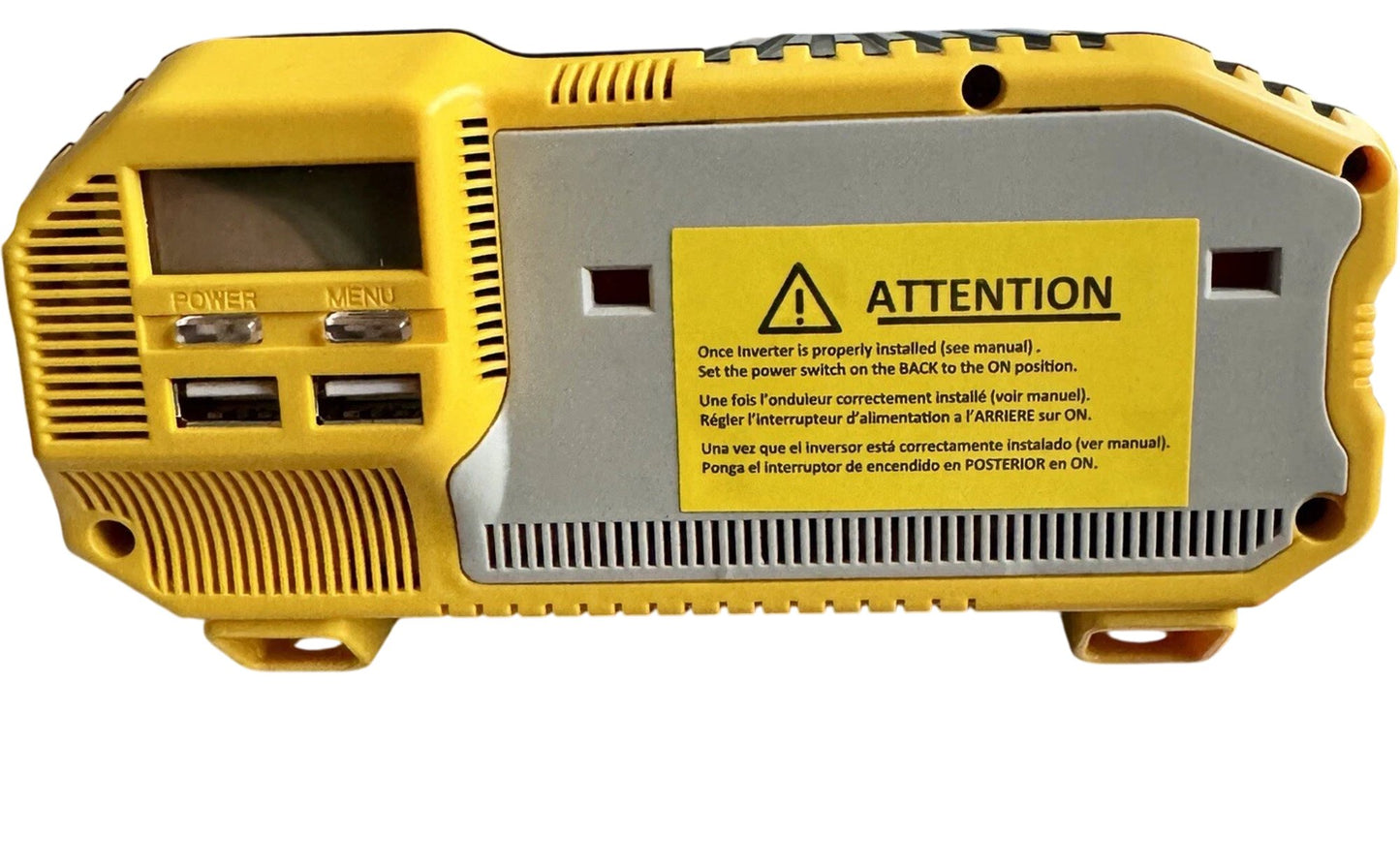 Krieger 2000 Watt Inverter 4000W Peak Power 12V DC to AC Converter LCD Display