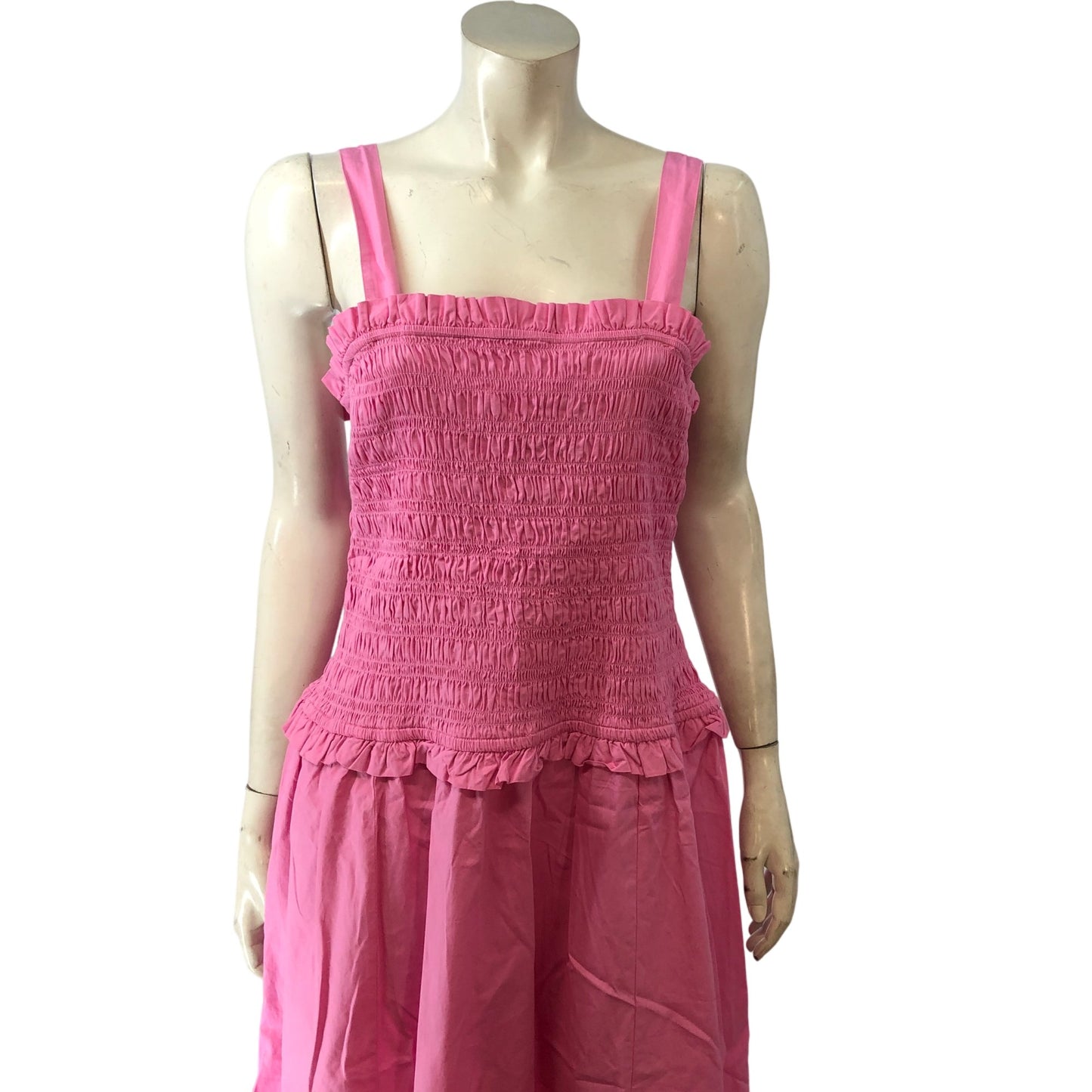 River Island Studios Pink Dress UK16 Women's Medium Strap Summer Style