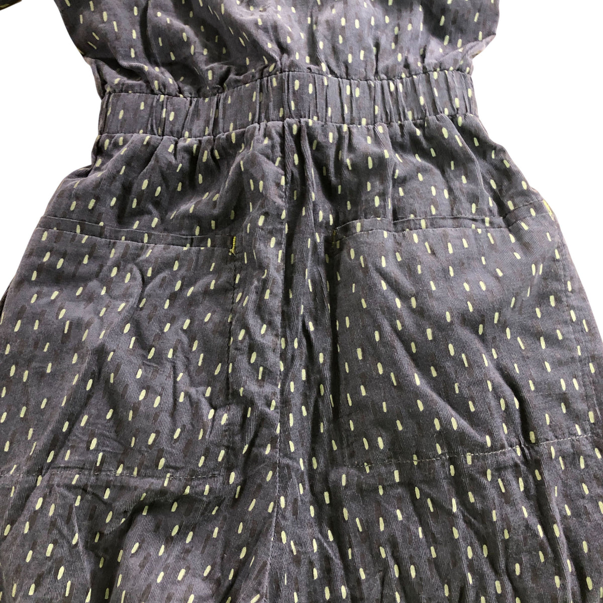 Gretta Cord Jumpsuit UK Size 10 Women's Cotton Navy