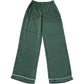 Boohoo Olive Pyjama Set Soft Satin Feel Size 10