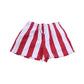 River Island Striped Cotton Shorts Girls Red White Casual Summer Size 7-8 Years
