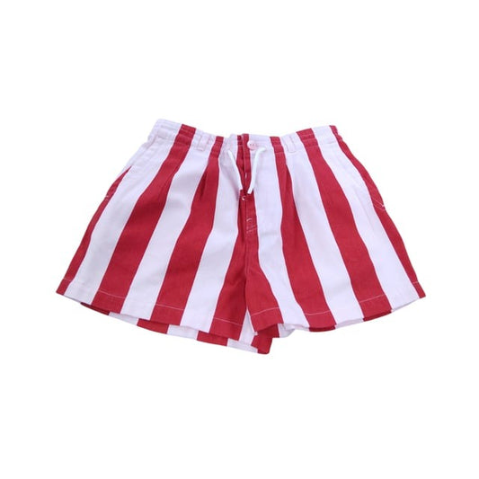 River Island Striped Cotton Shorts Girls Red White Casual Summer Size 7-8 Years